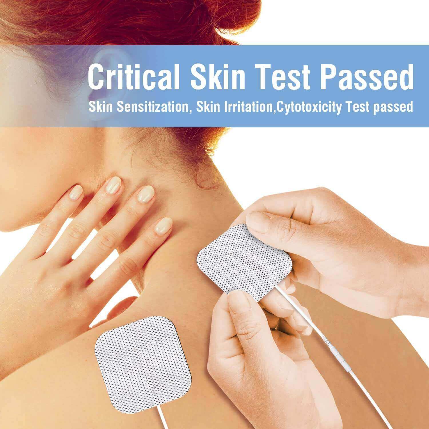 DONECO replacement pads for tens unit - 20 Pcs - 2x2in critical skin test passed