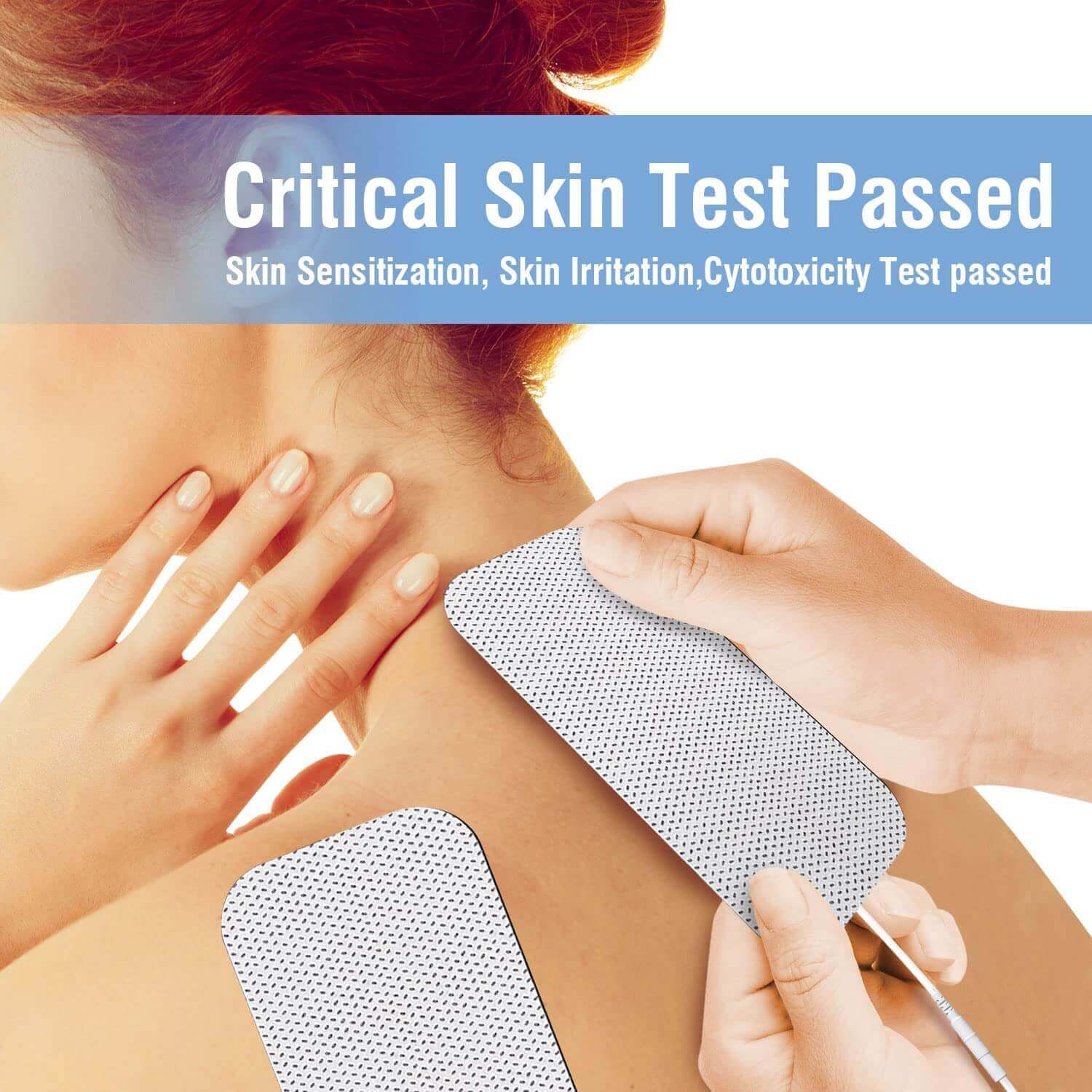 DONECO TENS Pads - 20 Pcs - 2x4in critical skin test passed